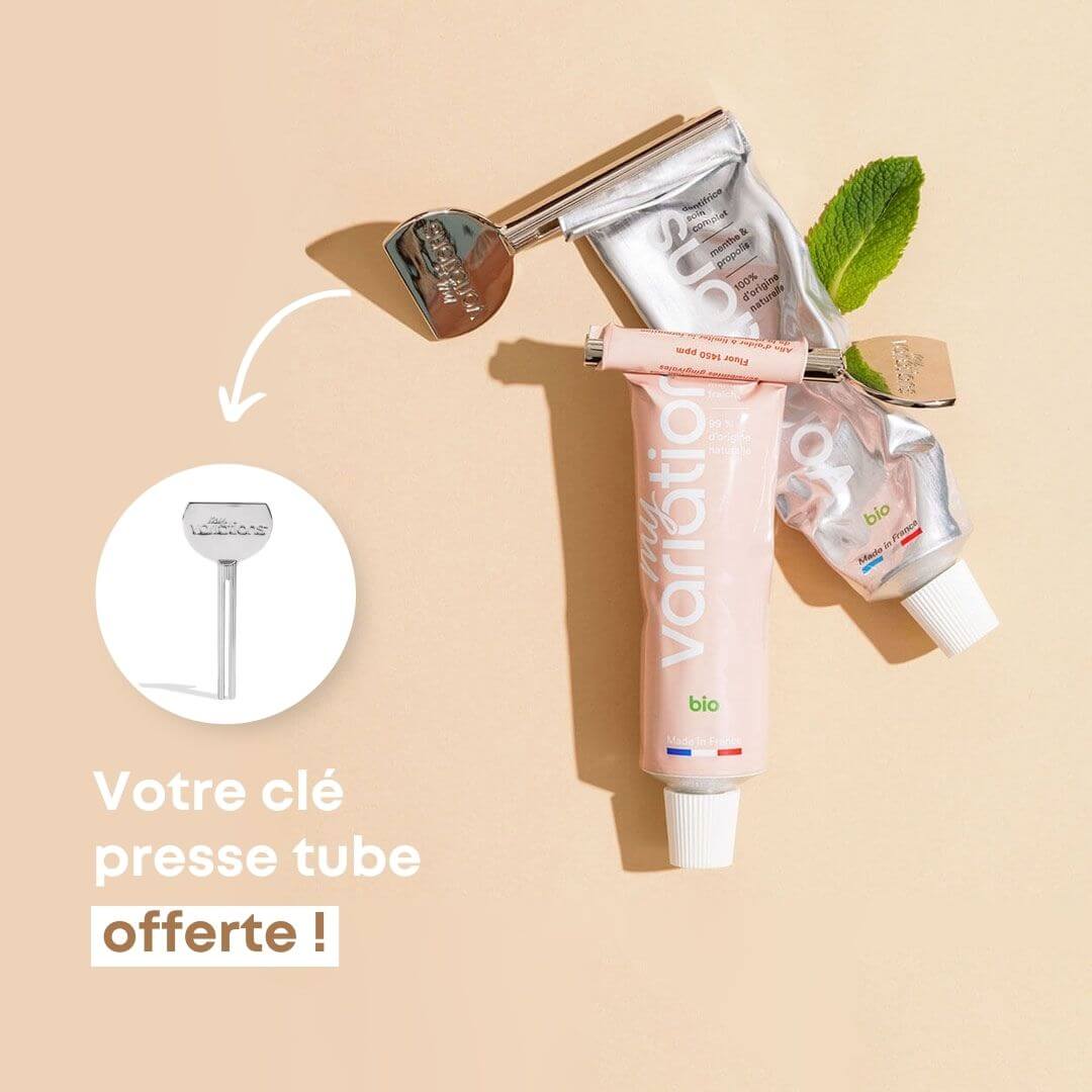 Trio dentifrices naturels + clé
