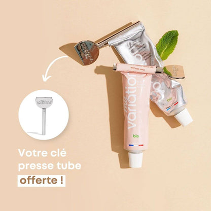 Trio dentifrices naturels + clé